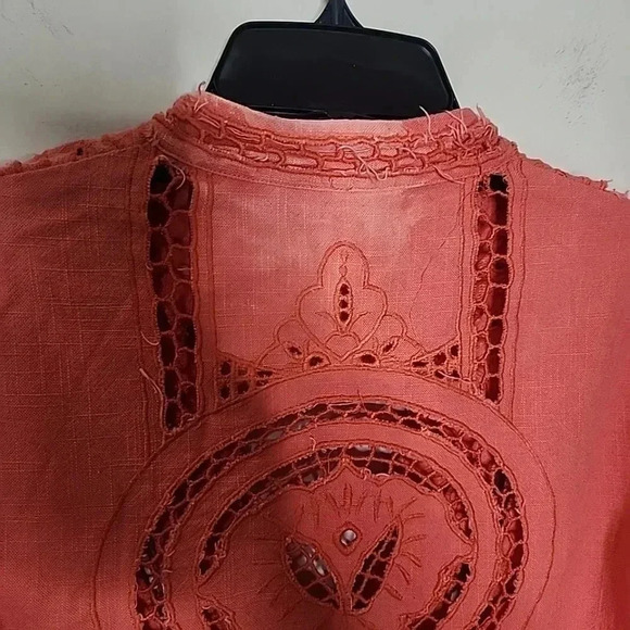 Free People Coral in Dreamland dress. Size 4 - Picture 12 of 13